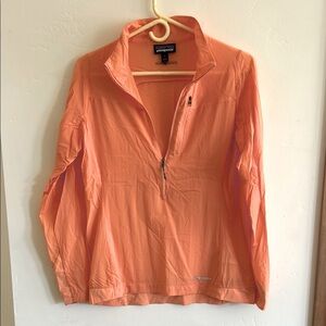Patagonia Orange Quarter-Zip Pullover
